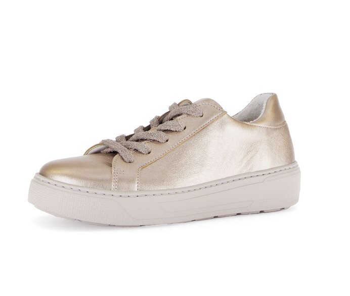 Gabor Sneaker Low Gold - Effektleder