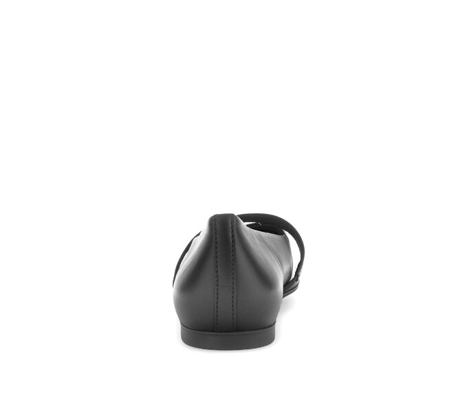 Gabor Eleganter Ballerina Schwarz - Glattleder