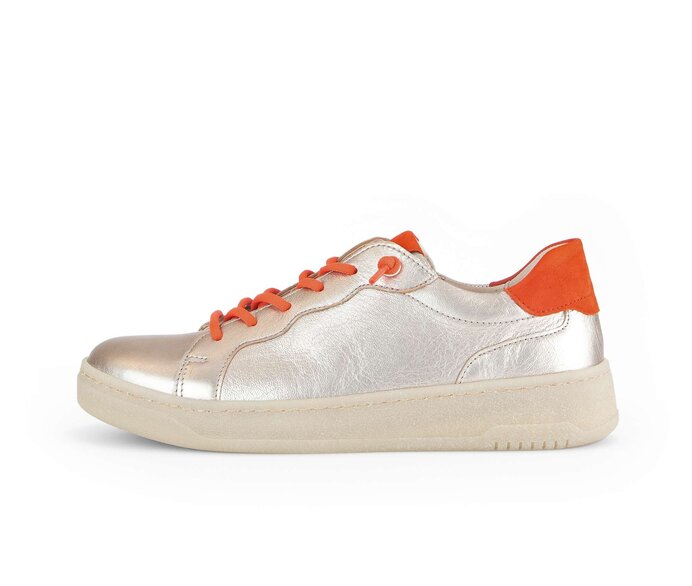 Gabor Sneaker Low Gold - Materialmix Leder