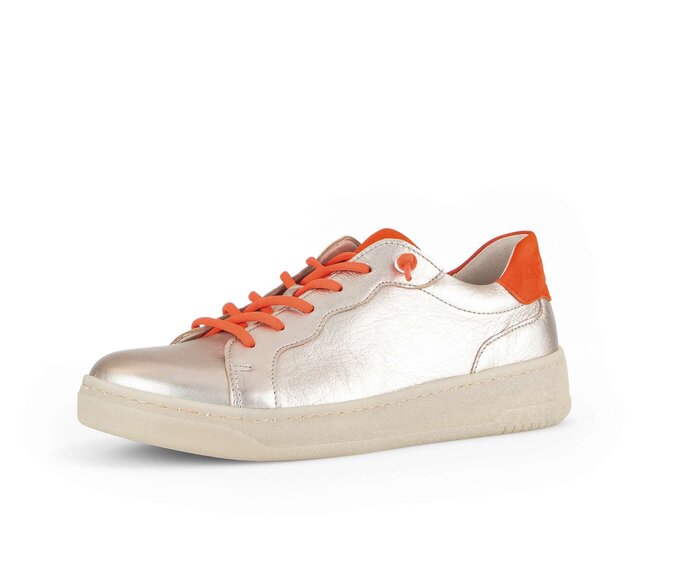 Gabor Sneaker Low Gold - Materialmix Leder