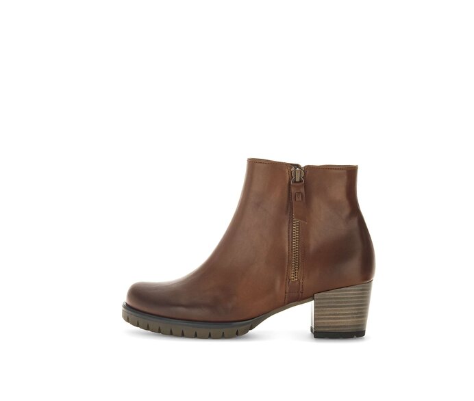 Gabor Sportliche Stiefelette Braun - Glattleder