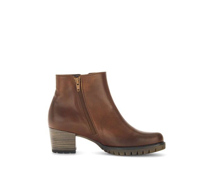 Gabor Sportliche Stiefelette Braun - Glattleder