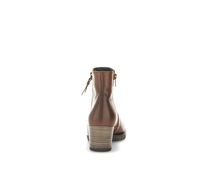 Gabor Sportliche Stiefelette Braun - Glattleder