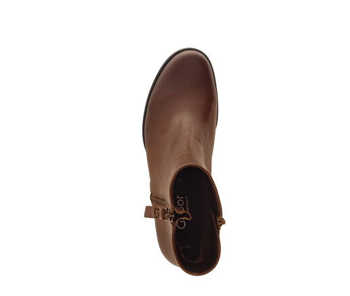 Gabor Sportliche Stiefelette Braun - Glattleder
