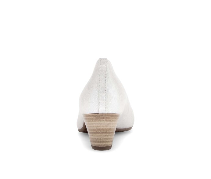 Gabor Eleganter Pumps Weiß - Effektleder