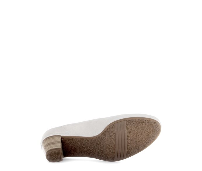 Gabor Eleganter Pumps Weiß - Effektleder
