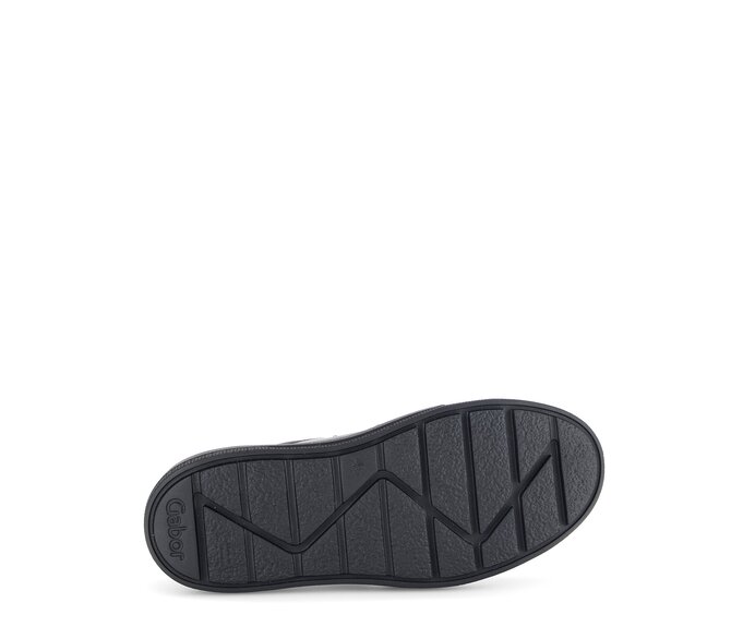 Gabor Sneaker Low Schwarz - Glattleder
