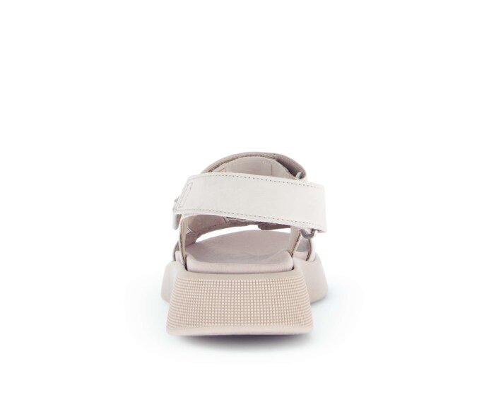 Gabor Riemchensandale Gold - Materialmix Leder