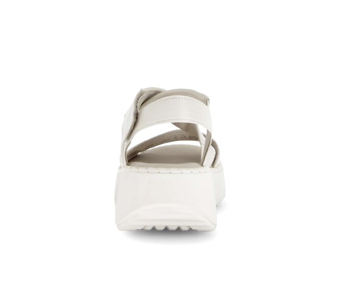 Gabor Plateau Sandale Beige - Glattleder