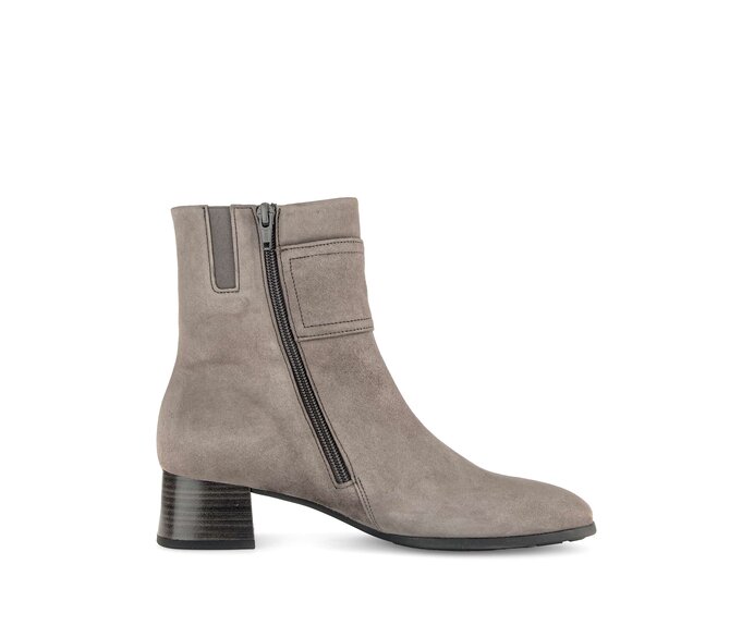 Gabor Elegante Stiefelette Braun - Rauleder