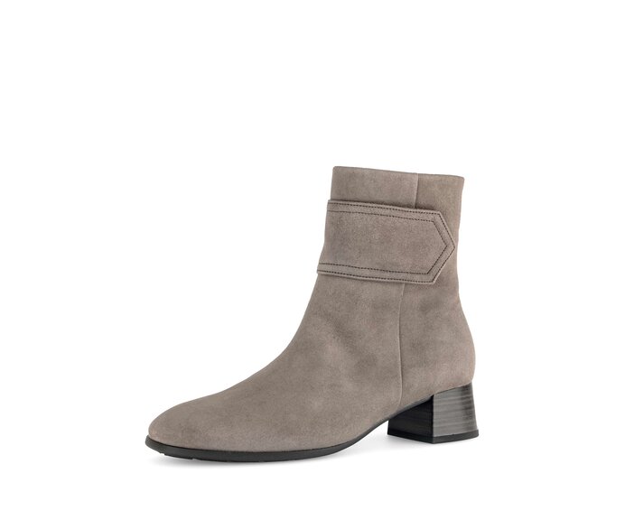 Gabor Elegante Stiefelette Braun - Rauleder