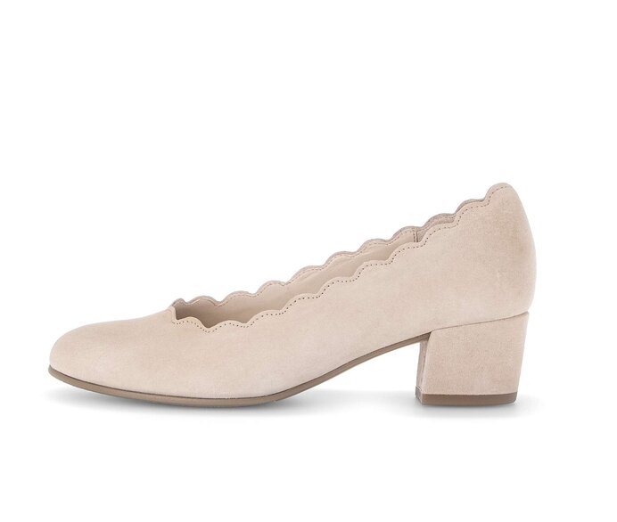 Gabor Eleganter Pumps Beige - Rauleder