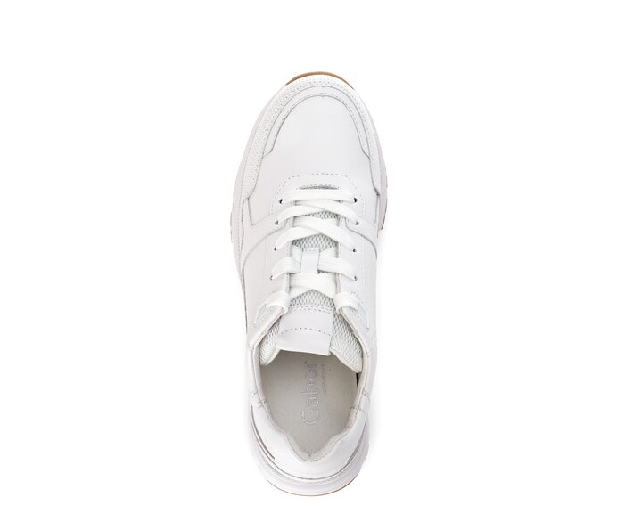 Gabor Sneaker Low Weiß - Glattleder