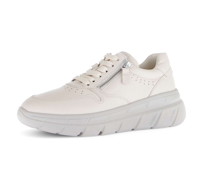 Gabor Sneaker Low Creme - Glattleder