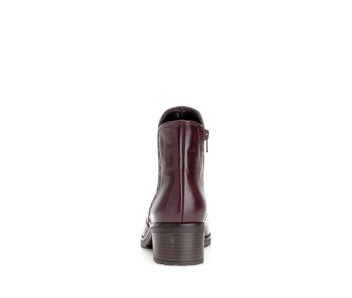 Gabor Elegante Stiefelette Rot - Glattleder
