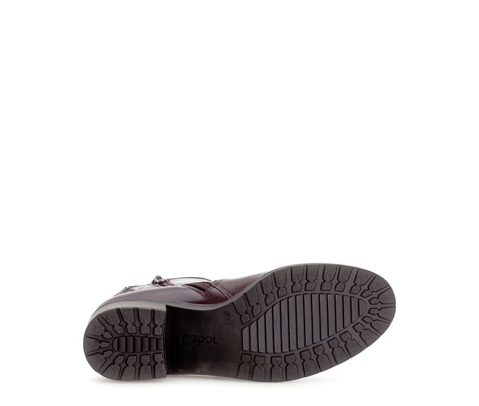 Gabor Elegante Stiefelette Rot - Glattleder