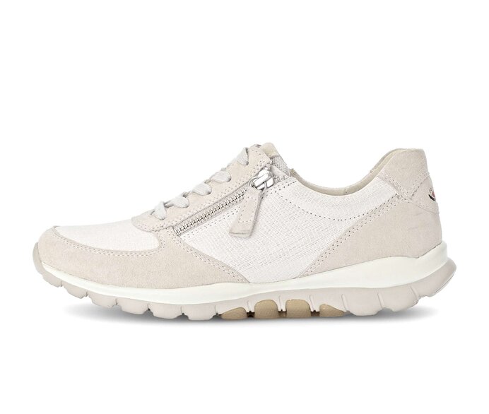Gabor Sneaker Low Beige - Materialmix Leder