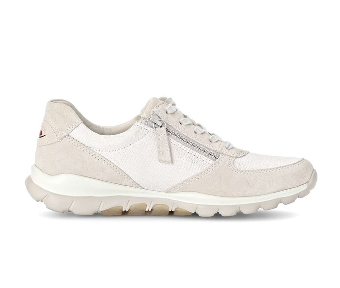 Gabor Sneaker Low Beige - Materialmix Leder