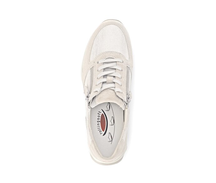 Gabor Sneaker Low Beige - Materialmix Leder