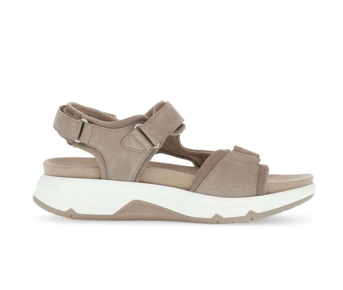 Gabor Trekkingsandale Beige - Materialmix Leder/Lederimitat