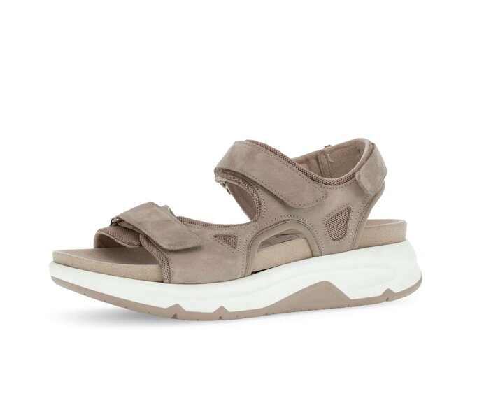 Gabor Trekkingsandale Beige - Materialmix Leder/Lederimitat