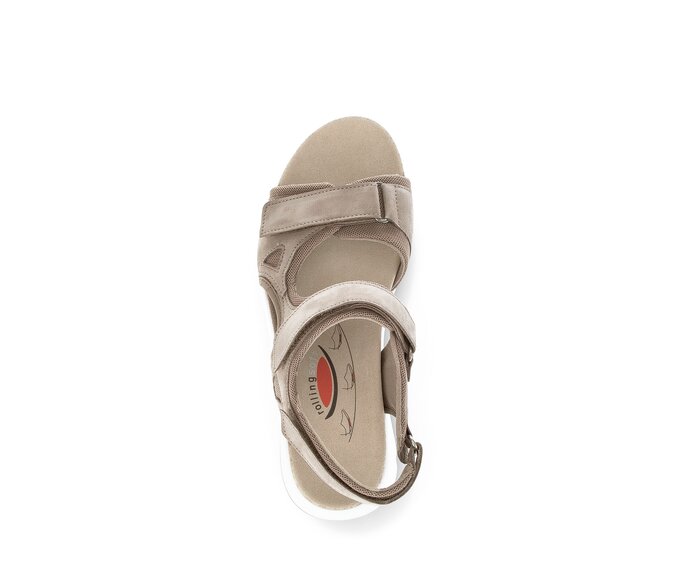Gabor Trekkingsandale Beige - Materialmix Leder/Lederimitat