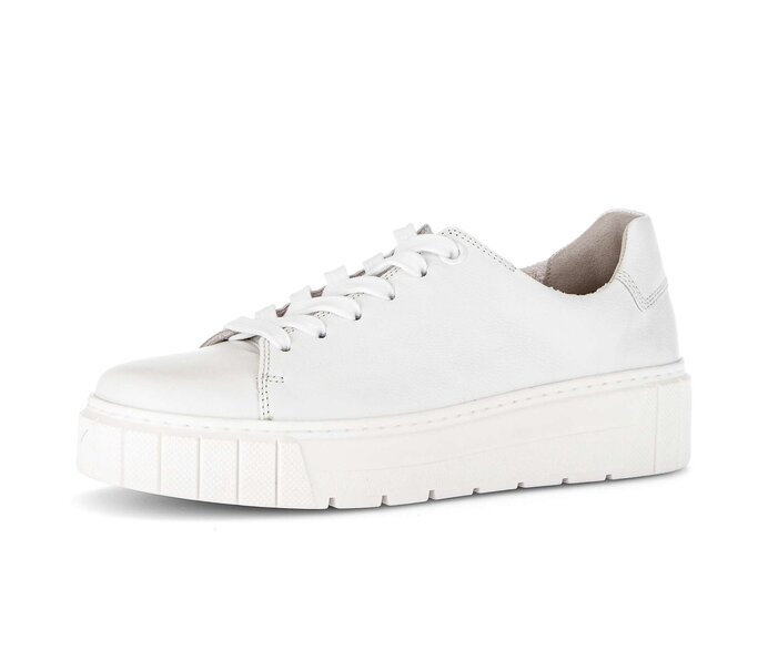 Gabor Sneaker Low Weiß - Glattleder