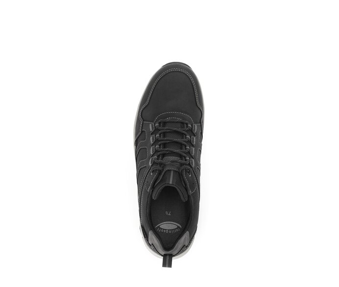Gabor Rollingsoft Sneaker Low Schwarz - Materialmix Leder/Textil