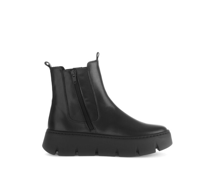 Gabor Chelsea Boot Schwarz - Glattleder
