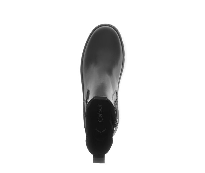 Gabor Chelsea Boot Schwarz - Glattleder