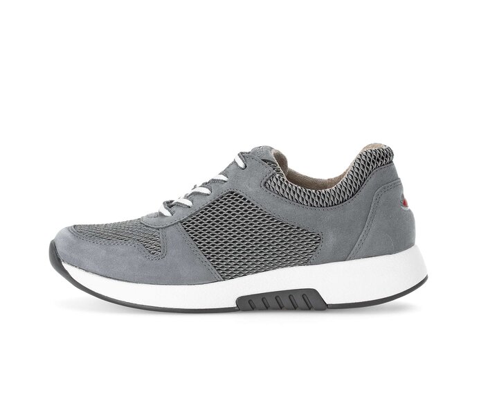 Gabor Sneaker Low Grau - Materialmix Leder/Lederimitat