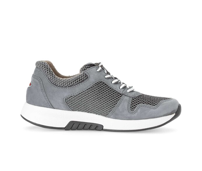 Gabor Sneaker Low Grau - Materialmix Leder/Lederimitat