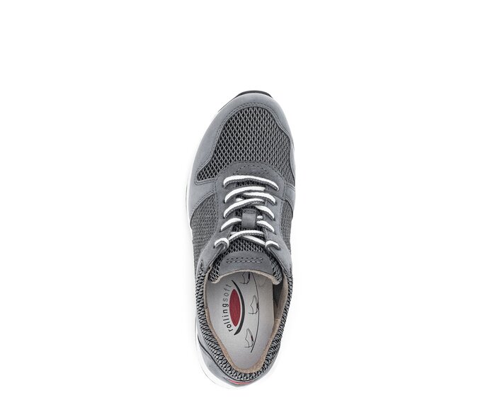 Gabor Sneaker Low Grau - Materialmix Leder/Lederimitat