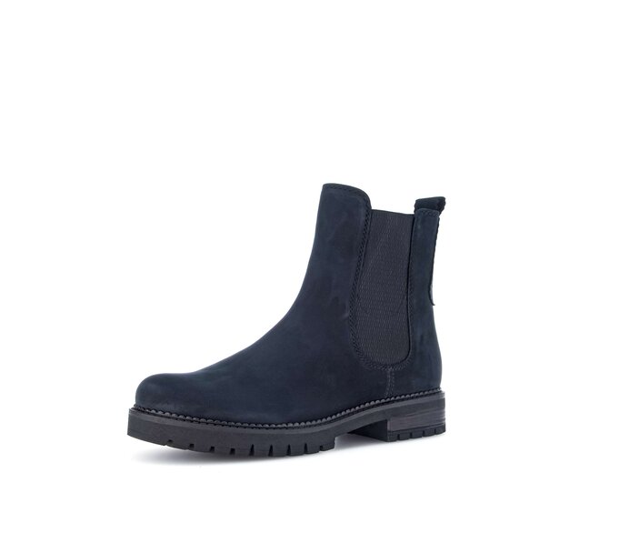 Gabor Chelsea Boot Blau - Rauleder