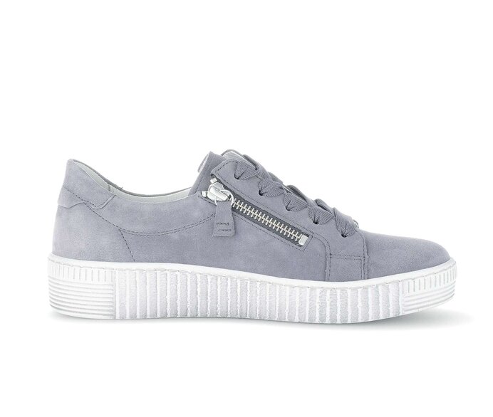 Gabor Sneaker Low Grau - Rauleder