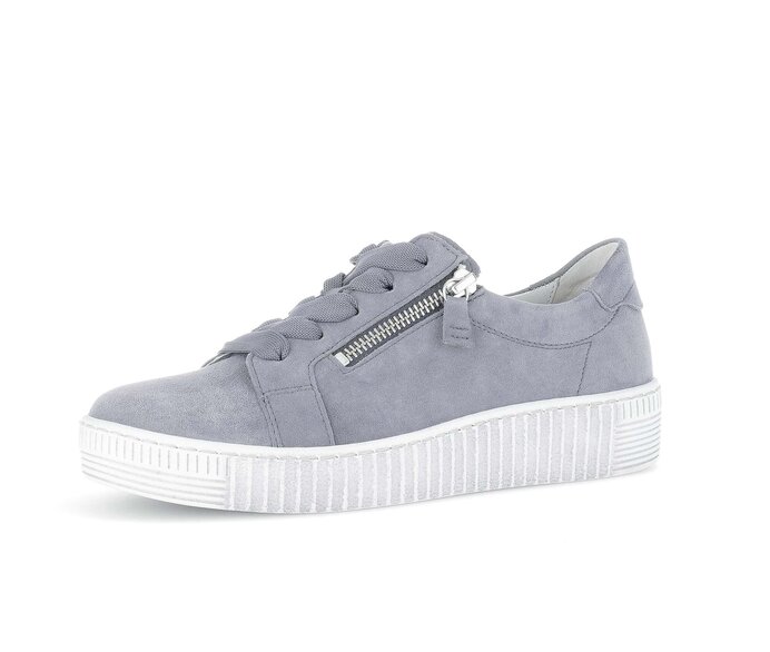 Gabor Sneaker Low Grau - Rauleder