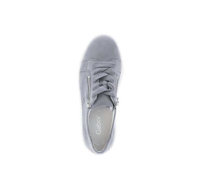 Gabor Sneaker Low Grau - Rauleder