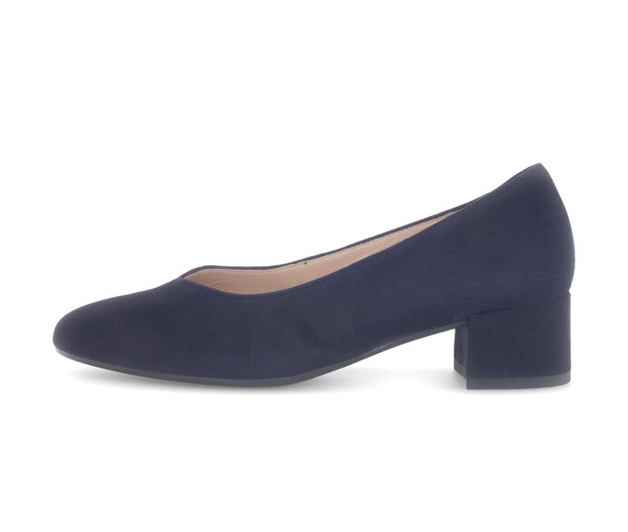 Gabor Eleganter Pumps Blau - Rauleder