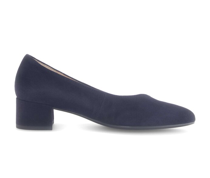 Gabor Eleganter Pumps Blau - Rauleder