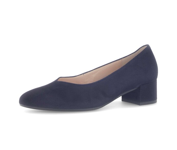 Gabor Eleganter Pumps Blau - Rauleder