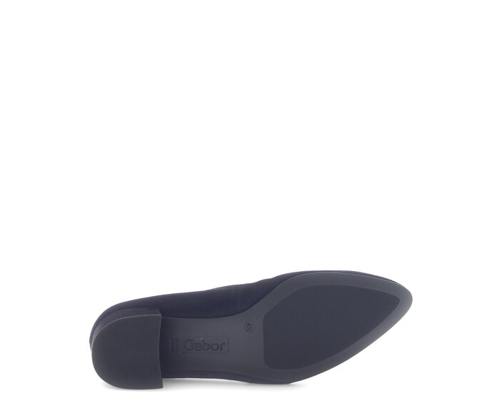 Gabor Eleganter Pumps Blau - Rauleder