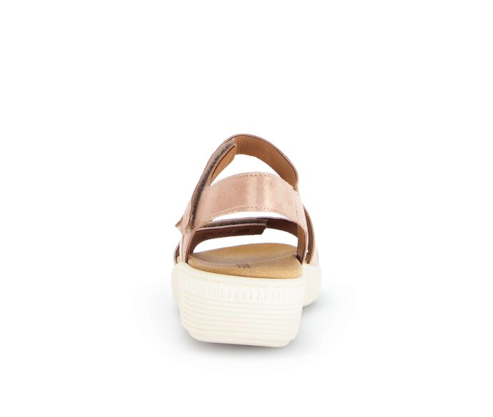 Gabor Plateau Sandale Rosa - Materialmix Leder
