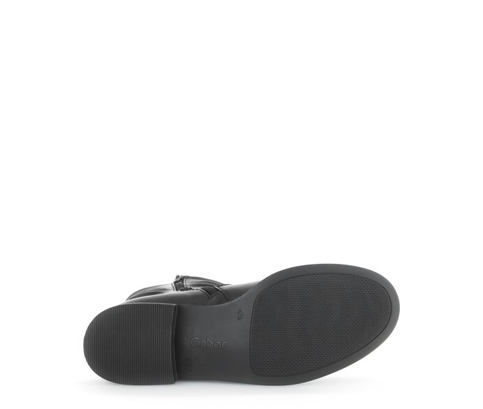 Gabor Elegante Stiefelette Schwarz - Glattleder