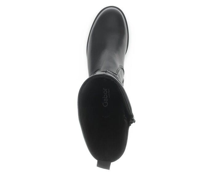 Gabor Elegante Stiefelette Schwarz - Glattleder
