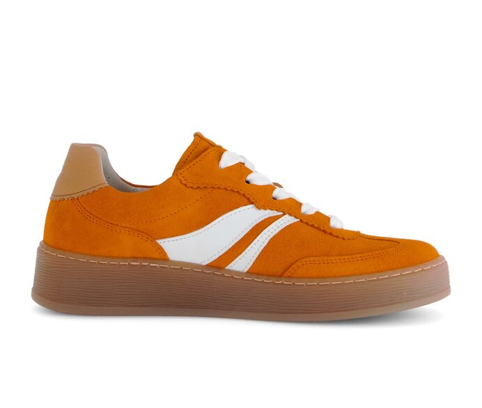 Gabor Sneaker Low Orange - Rauleder
