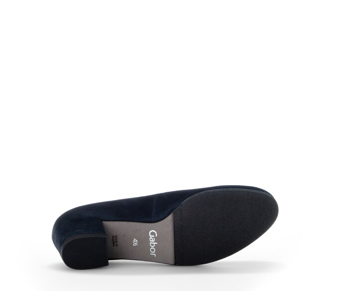 Gabor Eleganter Pumps Blau - Rauleder