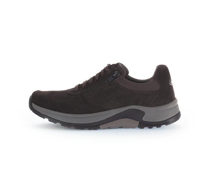 Gabor Rollingsoft Sneaker Low Braun - Materialmix Leder/Textil