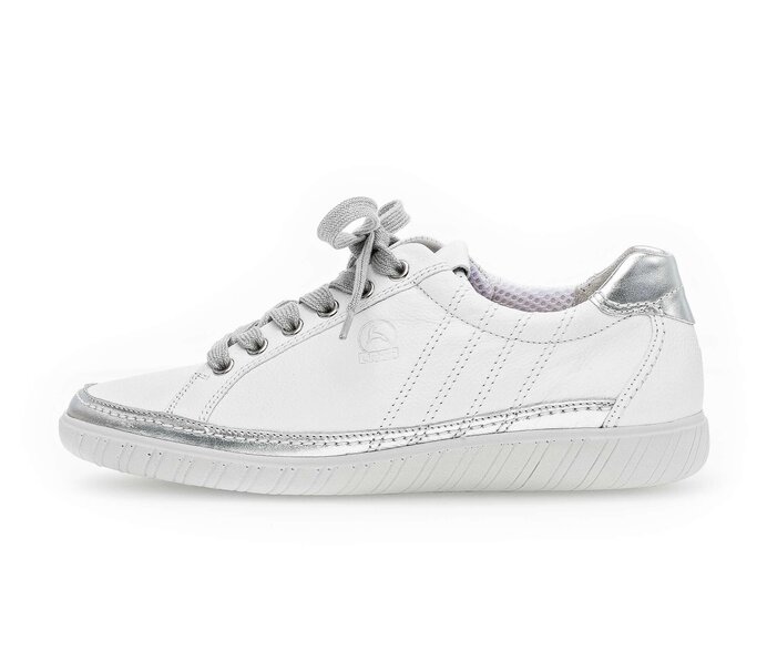 Gabor Sneaker Low Weiß - Materialmix Leder