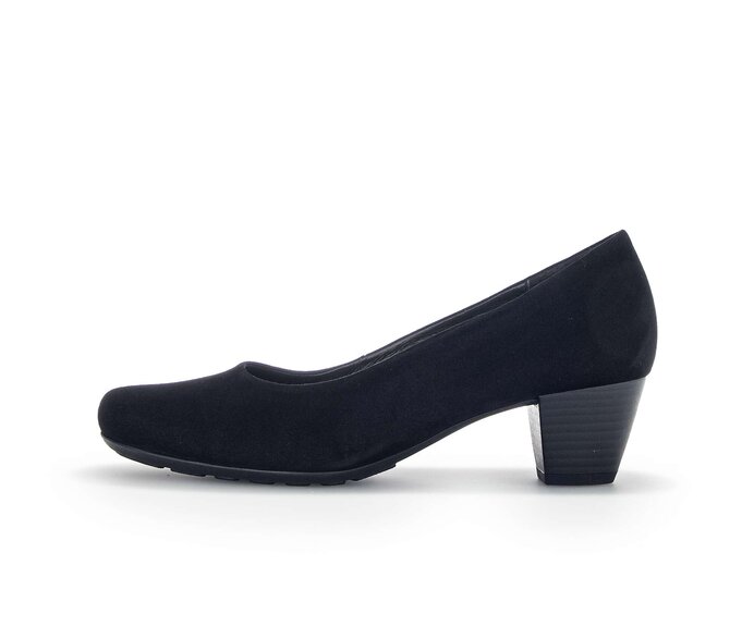 Gabor Eleganter Pumps Schwarz - Rauleder