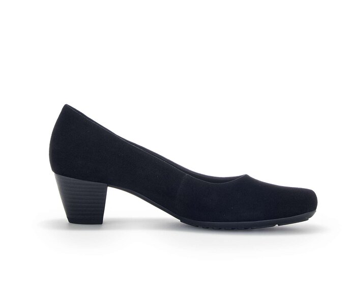 Gabor Eleganter Pumps Schwarz - Rauleder